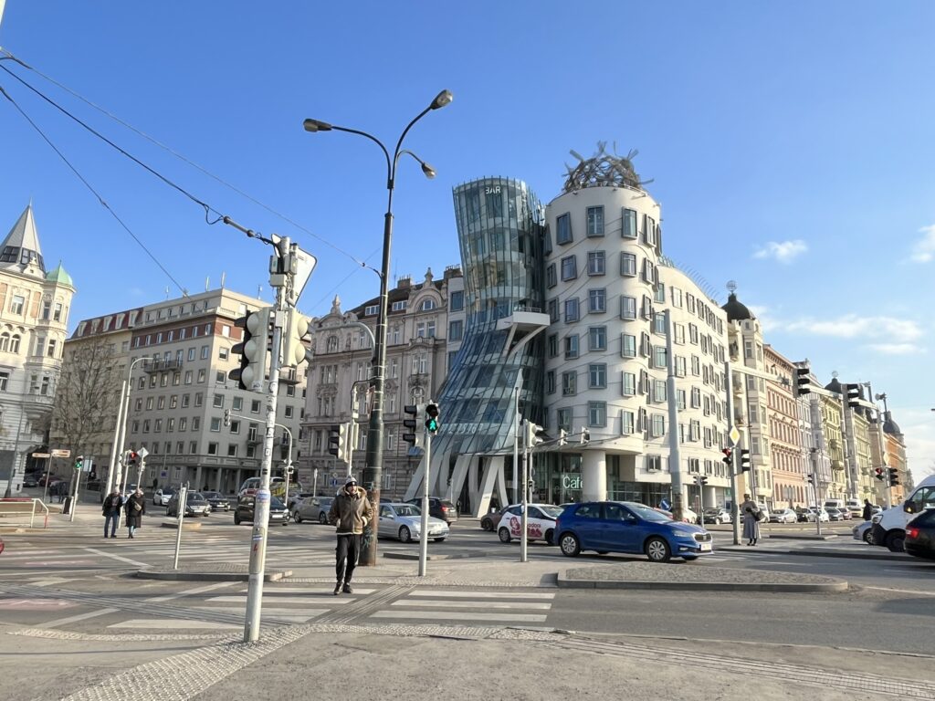 Unique architecture in Prague