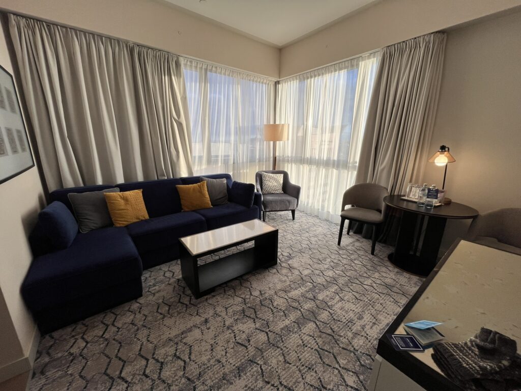 Living room at Vienna Hilton Park