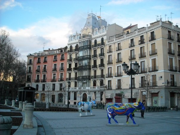 old buildings in madrid