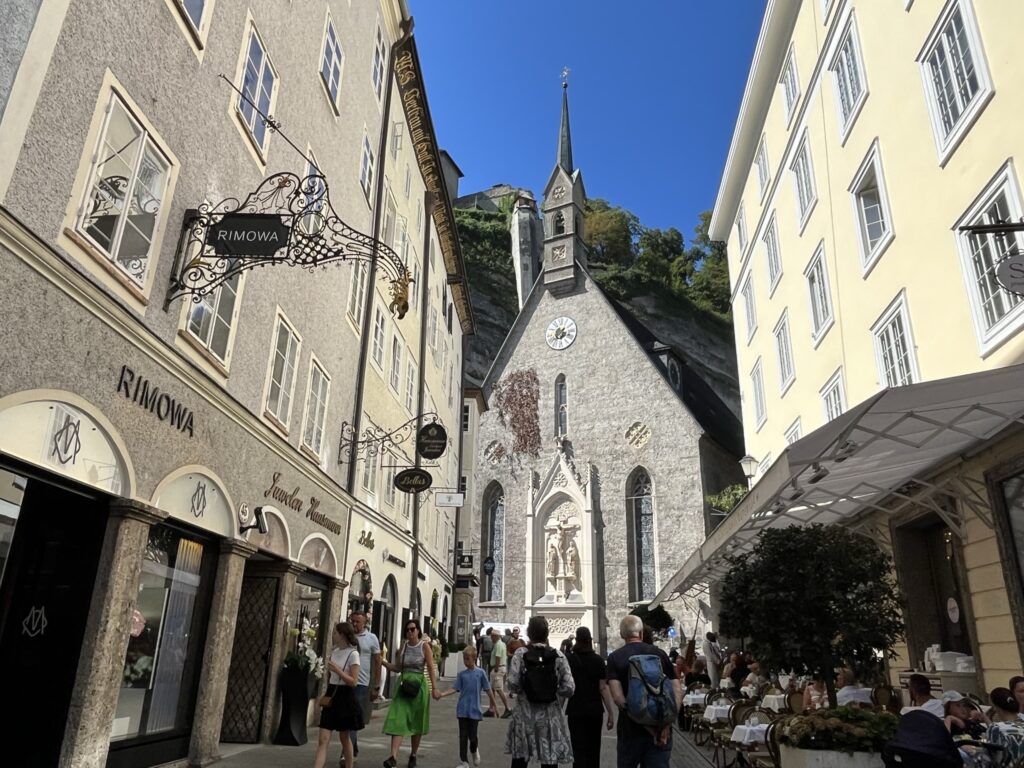 Main shopping street of Salzburg