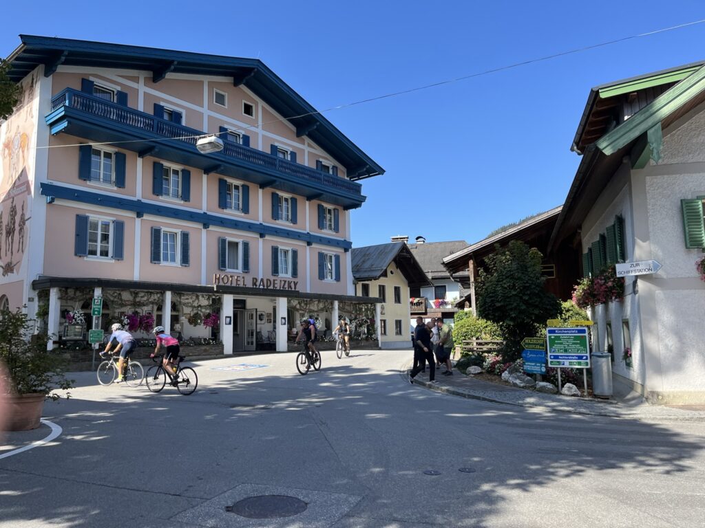 St Gilgen building and little town