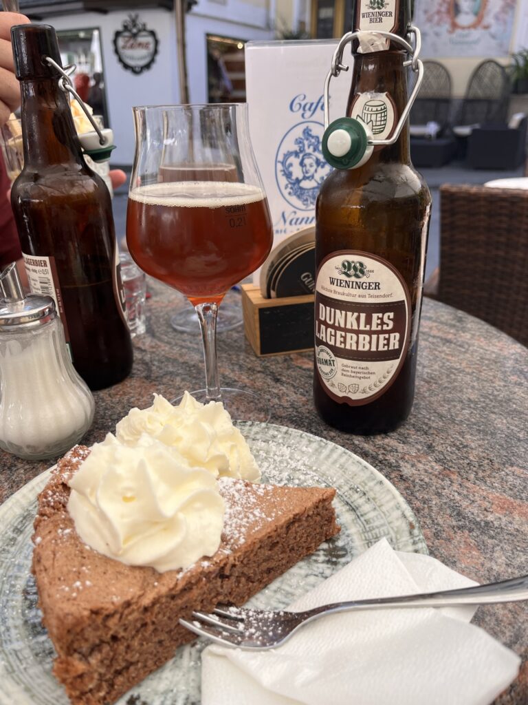 St Gilgen Cake and Beer