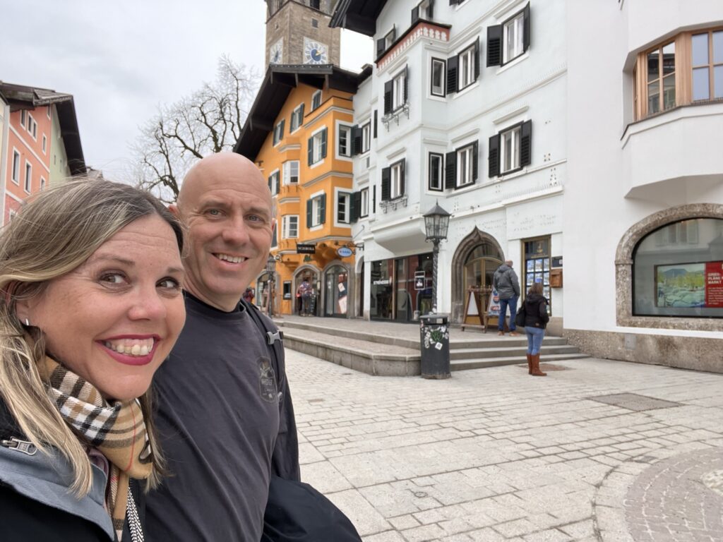 Two people in Kitzbuhl