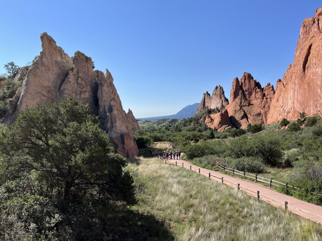 Garden of the Gods big rock formations