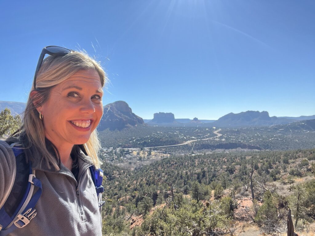 Girl at Airport Mesa in Sedona