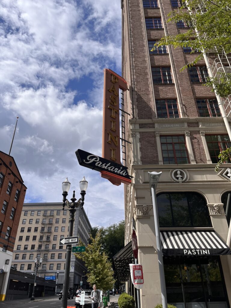 Downtown Portland old sign