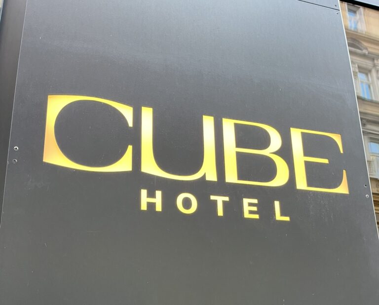 photo of hotel sign