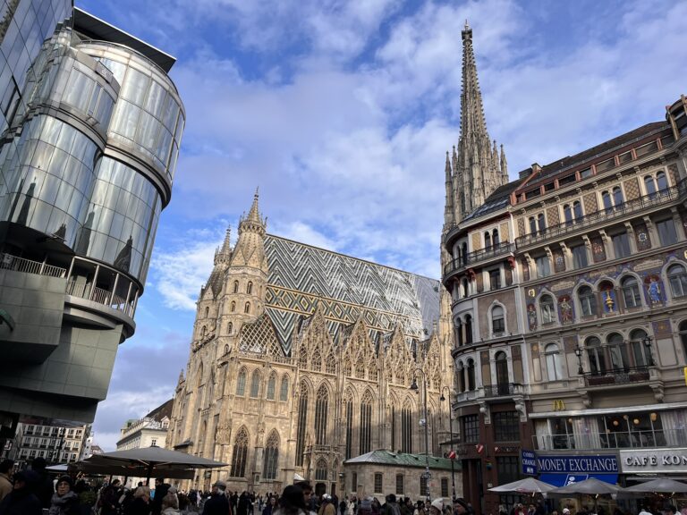 St. Stephenplatz Vienna - a church and buildings