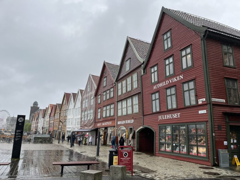 Bryggen all the old buildings, Bergen