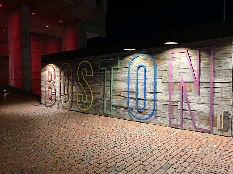 boston sign