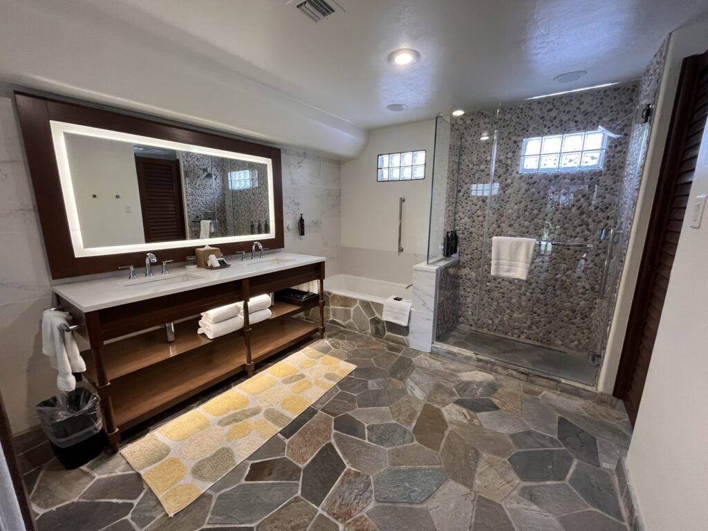 bathroom at boulders