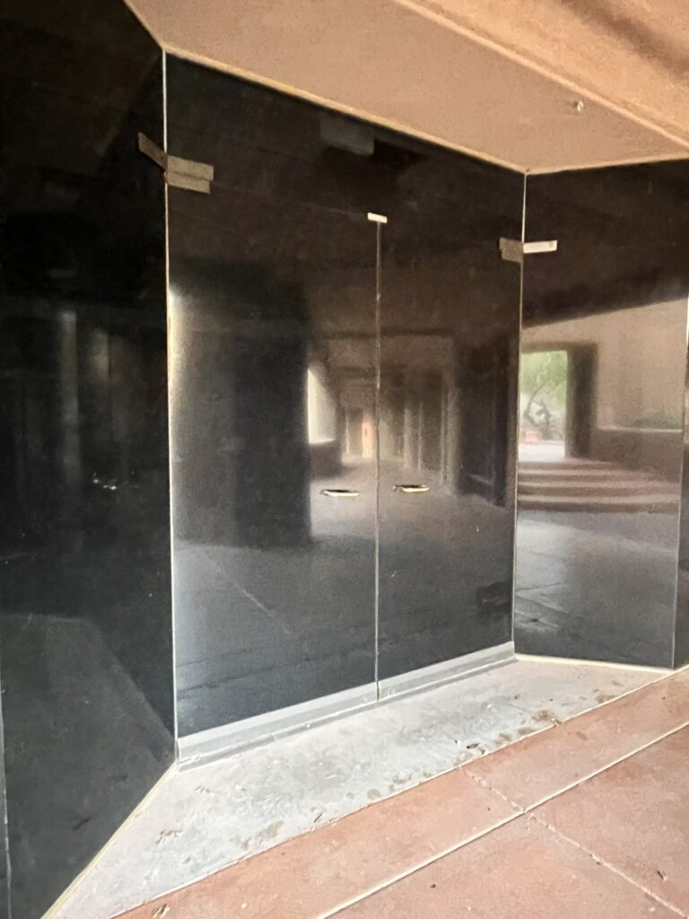 abandoned shopping center