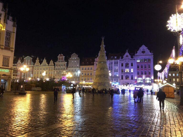 Wroclaw Poland at Christmas