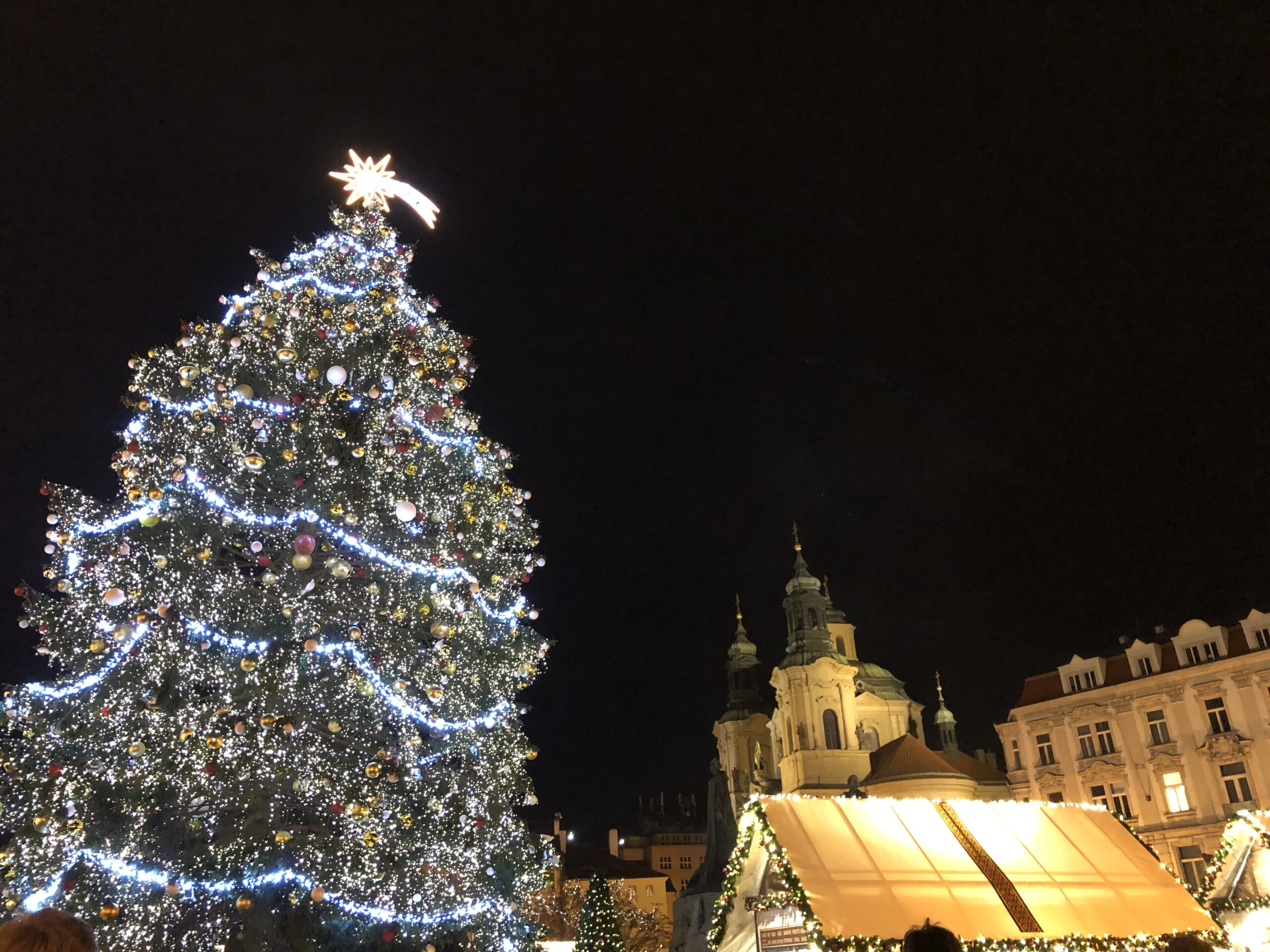 Prague Christmas Market Tree