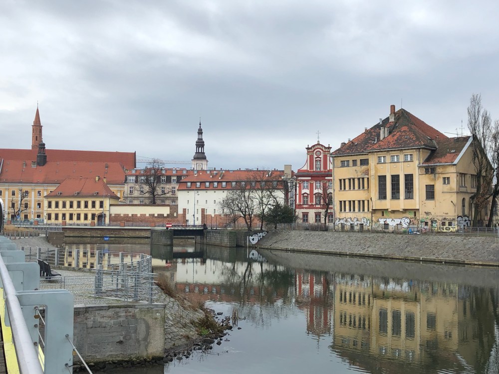 Wroclaw is a pretty town.