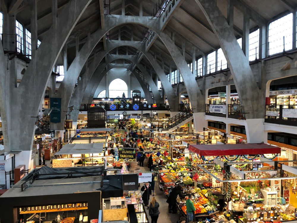 The market downtown.