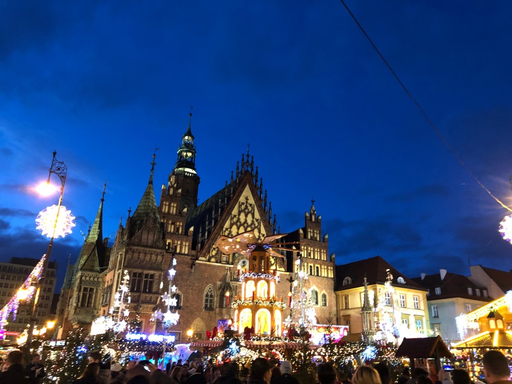 The Christmas Market in Wroclaw.